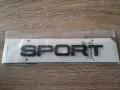 черен надпис Range Rover Sport стар стил, снимка 1