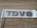 Range Rover TDV8 сребрист гланц емблема, снимка 5