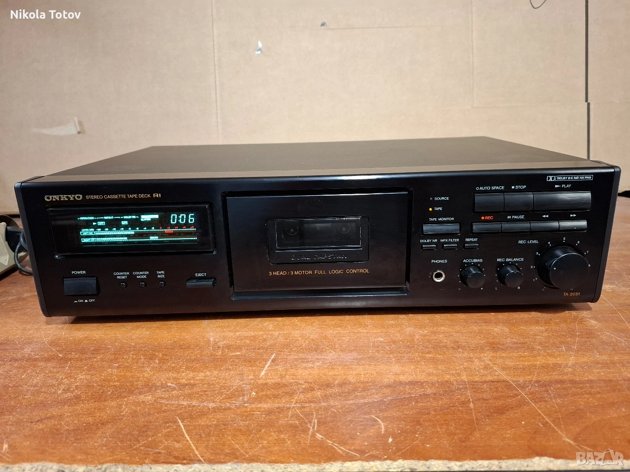 Продава се триглав дек Onkyo TA-2051. , снимка 1