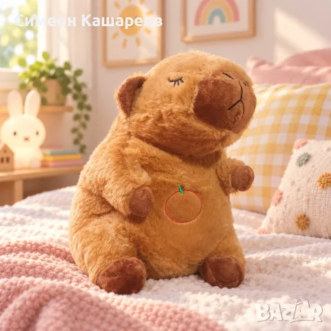 Успокояваща дишаща капибара за сън, снимка 2 - Плюшени играчки - 56708540