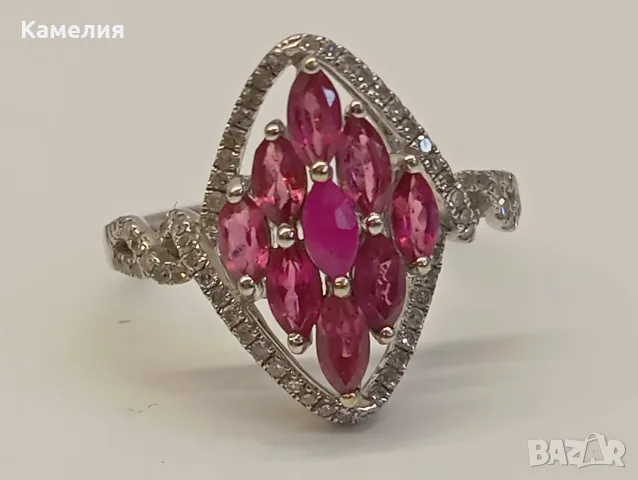 Златен комплект с брилианти , снимка 10 - Бижутерийни комплекти - 56680340