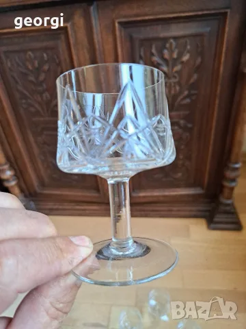 български кристални чаши , снимка 2 - Чаши - 56733018