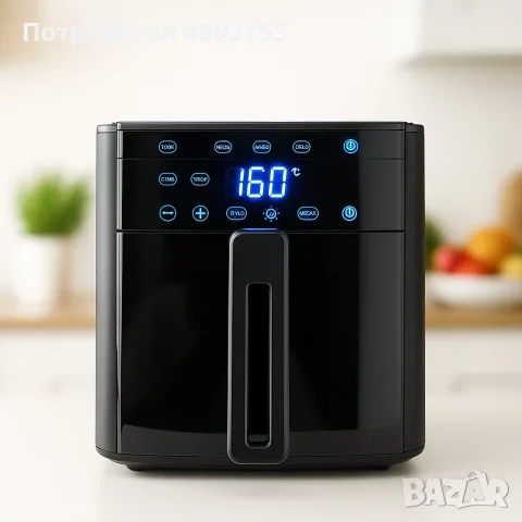 Air Fryer 32852A 2 в 1/  4.3L + top grill - 1500W (NEW).