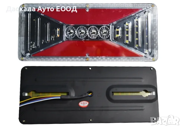 1бр. ЛЕД LED стоп Heksa, 24V, снимка 3 - Части - 56644144