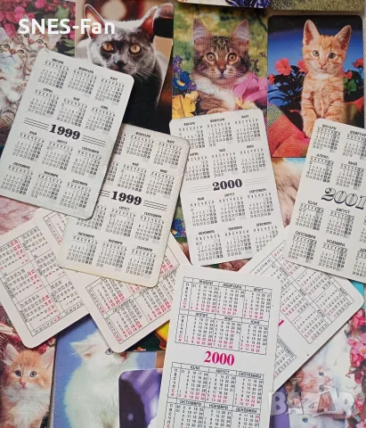 Календарчета котки , снимка 6 - Колекции - 56710871