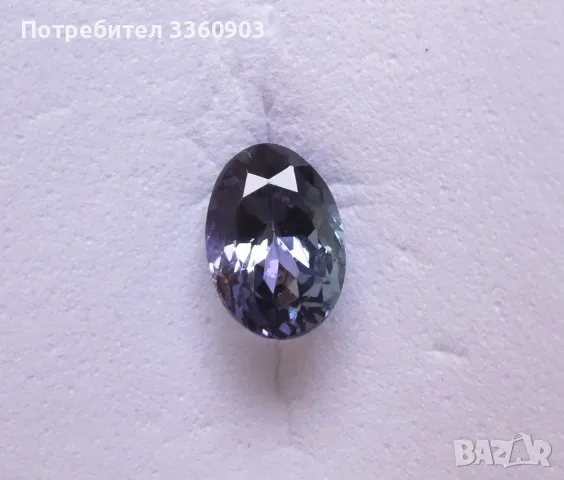Сертифициран Танзанит-1.07 карата, снимка 3 - Други - 56561684