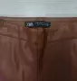 кожен панталонZARA, снимка 2