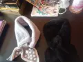 Двулицеви зимни шапки и шалчета   и дънкови Версаче,Nike,Puma,Ed Hardy, снимка 1