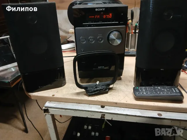 sony cmt-fx205 мини аудио уредбичка, снимка 4 - Аудиосистеми - 56646432
