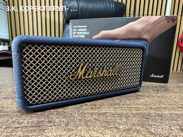 Безжична колонка Marshall Emberton III – като нова, снимка 9 - Bluetooth тонколони - 56552942