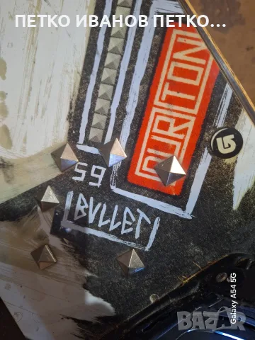 Сноуборд със автомати Burton Bullet 59, снимка 6 - Зимни спортове - 56561685