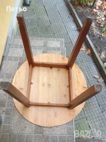 Кръгла кухненска маса., снимка 4 - Маси - 56741527