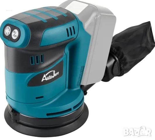 Безчеткова орбитална шлайфмашина, съвместима с Makita 18V