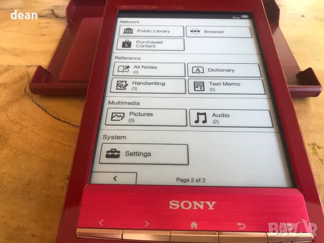 Електронен четец Sony Reader, снимка 7 - Електронни четци - 56567569