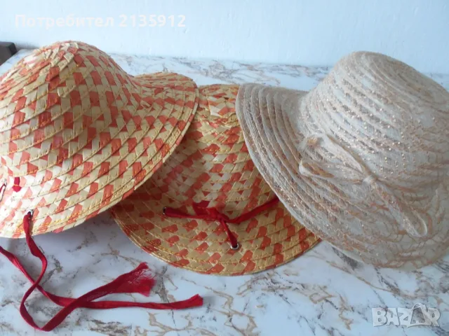 Летни дамски и детски капели, снимка 6 - Шапки - 35779465