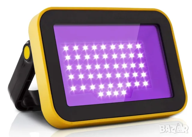 UV LED 20W акумулаторен прожектор