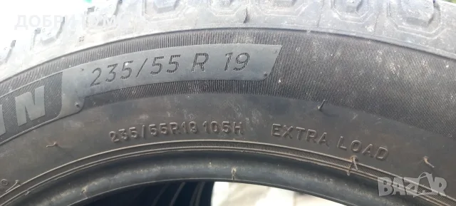 235 55 19 МИШЕЛИН ДОТ23 ВСЕСЕЗОННИ , снимка 12 - Гуми и джанти - 52636820