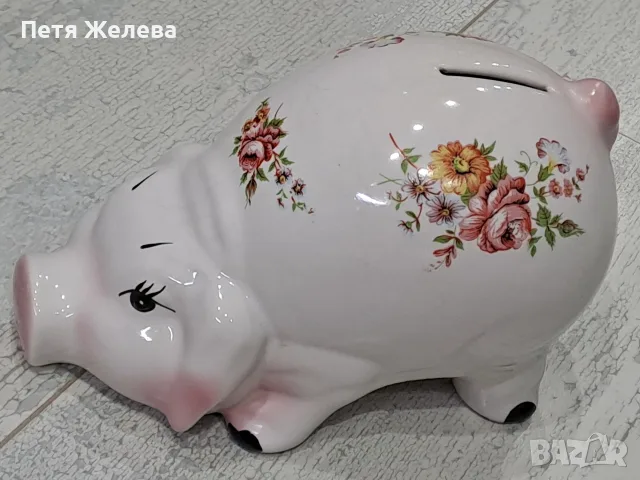 Винтидж порцеланова касичка -прасе, снимка 6 - Антикварни и старинни предмети - 56627829