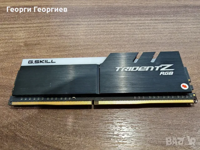 РАМ памет: 16GB DDR4 3200, RGB, GSkill TridentZ