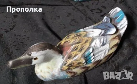 Дива дървена патица за аранжиране, декориране  др., снимка 3 - Декорация за дома - 56613652