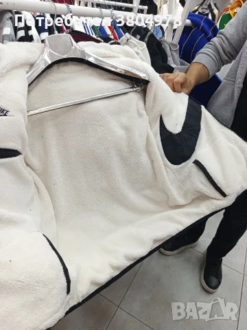 двулицева зимна яке-пухенка Nike, снимка 3 - Якета - 56641453