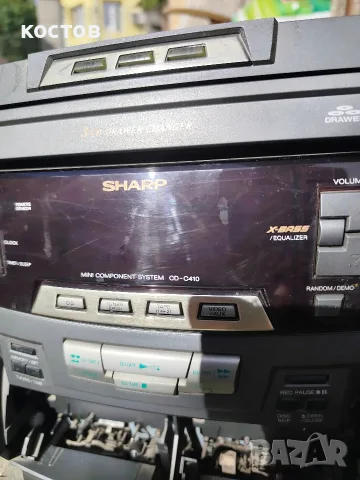 аудио техника на Шарп CD-C410, снимка 2 - Ресийвъри, усилватели, смесителни пултове - 56677720