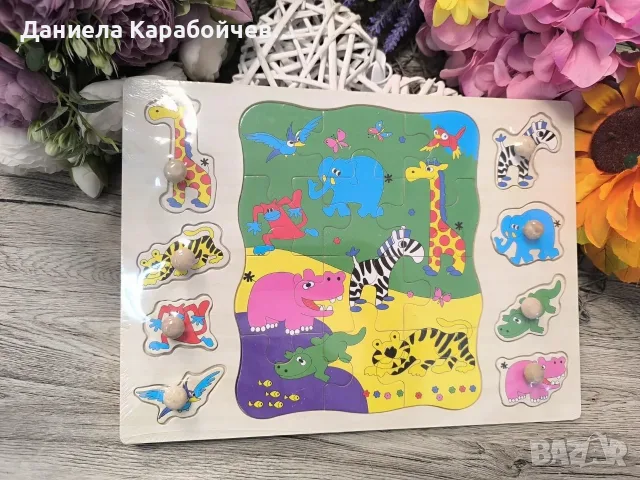 Дървен пъзел, Вид: Модел 3