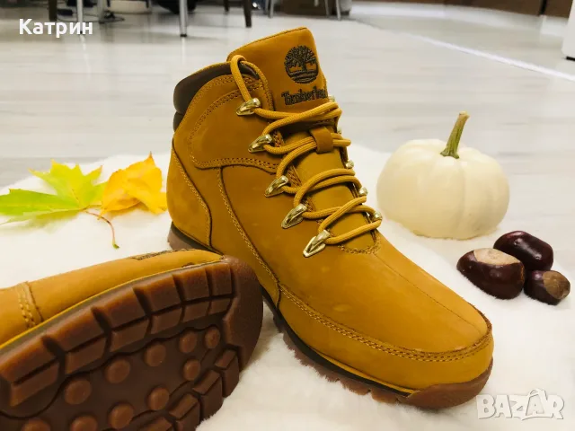 Оригинални Timberland Euro Sprint Hiker 38 | Кожени Боти от Набук | Чисто Нови 
