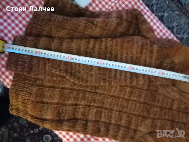 Вълнен плетен пуловер , снимка 6 - Пуловери - 56639029