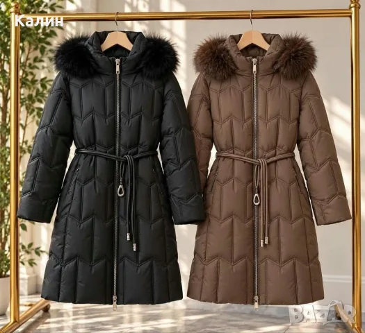 Дамско дълго яке - два цвята - 63€