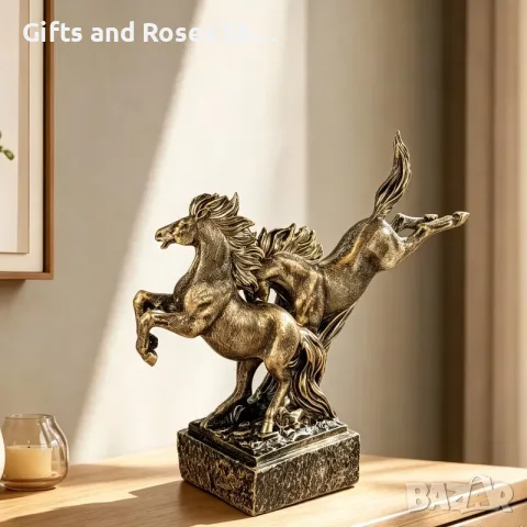 Декоративна статуетка - Коне - Див дух, снимка 2 - Статуетки - 56707437