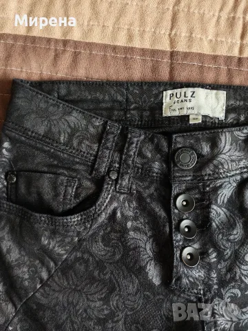 Черен панталон  Pulz Jeans, размер S, снимка 2 - Панталони - 56552994