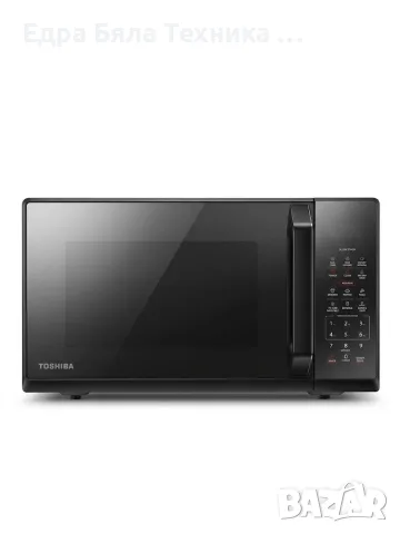 Свободностояща микровълнова фурна Toshiba MW3-EM20PE(BM) - 20L, 800W, Черна
