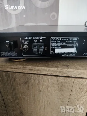 Denon TU 580RD качествен тунер с RDS, снимка 5 - Декове - 56686289