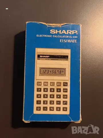 SHARP EL-230 от 1982 (колекционерска), снимка 7 - Друга електроника - 56556481