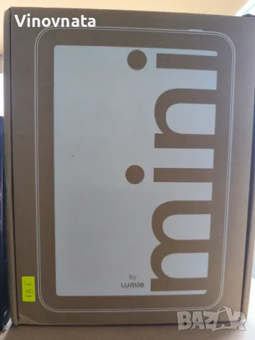 Лампа за терапия Lumie Mini, компактна, висока интензивност, 10 000 лукса, бяла, 24 см