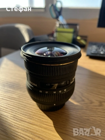 Обектив Sigma 10-20mm ултраширокоъгълен, снимка 8 - Обективи и филтри - 56552721
