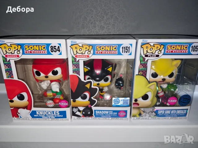 Funko pop фигурки на Соник 