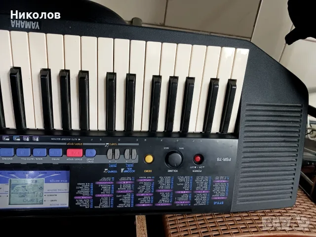 Клавир,синтезатор-YAMAHA PSR-78, снимка 2 - Синтезатори - 56614827