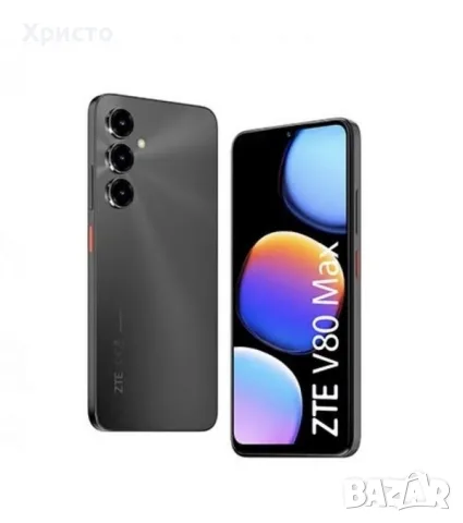 НОВ!!! ZTE Blade V80 Max, 4GB RAM, 128GB, 4G, Dual SIM, Space Black