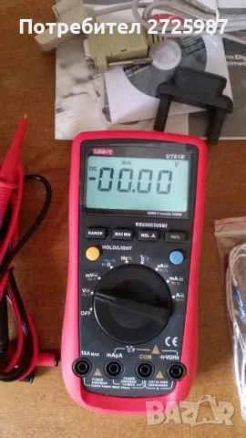 Продавам мултиметър Uni T61B , снимка 4 - Измервателни инструменти - 56624273