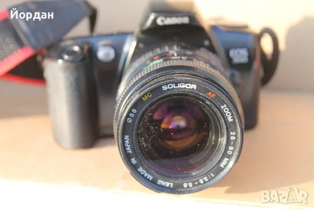 Фотоапарат Canon Eos 500  с обектив Soligor 