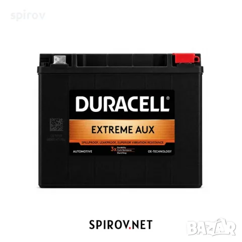 Акумулатор Duracell Extreme Auxilliary AGM 12V 20AH 300A DEAUX18