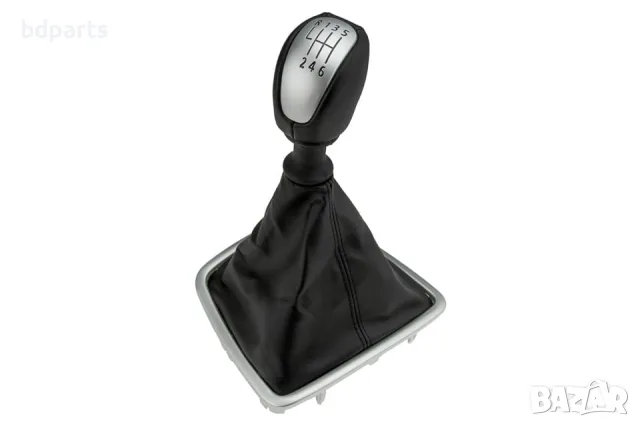 Топка за скоростен лост с маншон, Renault Laguna 3, Черен, 6 скорости