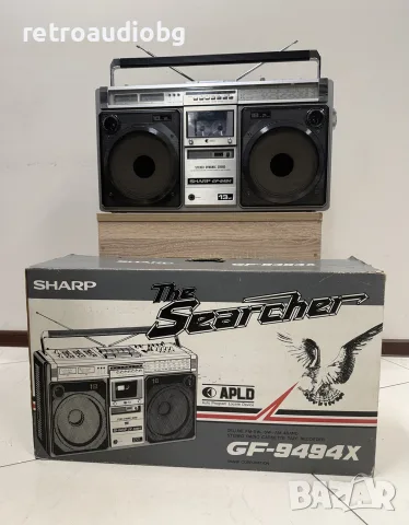 🔈Колекционерски ретро радиокасетофон SHARP GF-9494  - Boombox - профилактиран🔉