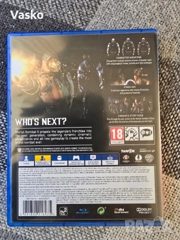 Продавам Mortal Kombat Ps4 , снимка 2 - PlayStation конзоли - 56571582