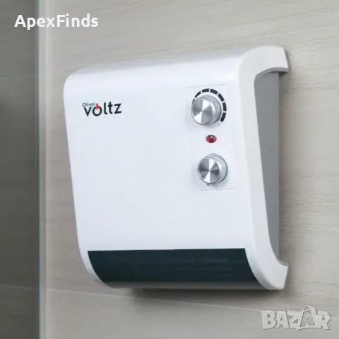 Отоплителна печка за баня Voltz OV51970J – 2000W, вентилатор, водоустойчива