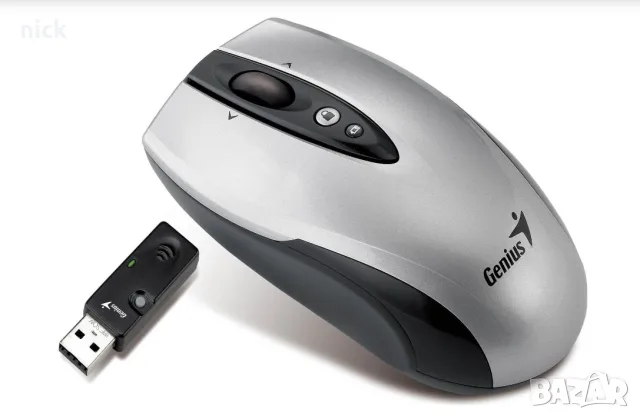 Безжична лазерна мишка GENIUS NAVIGATOR 805 GUARD USB, снимка 5 - Клавиатури и мишки - 56569488
