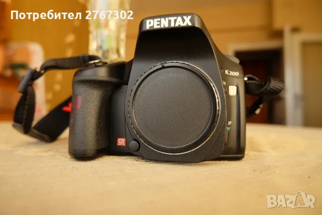 Pentax K 200D  10.2-megapixel digital single-lens reflex camera, снимка 5 - Фотоапарати - 56570349