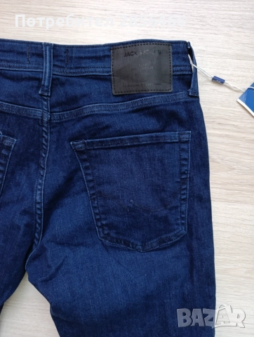 Мъжки къси дънки Jack&Jones размер M, снимка 6 - Къси панталони - 56700742